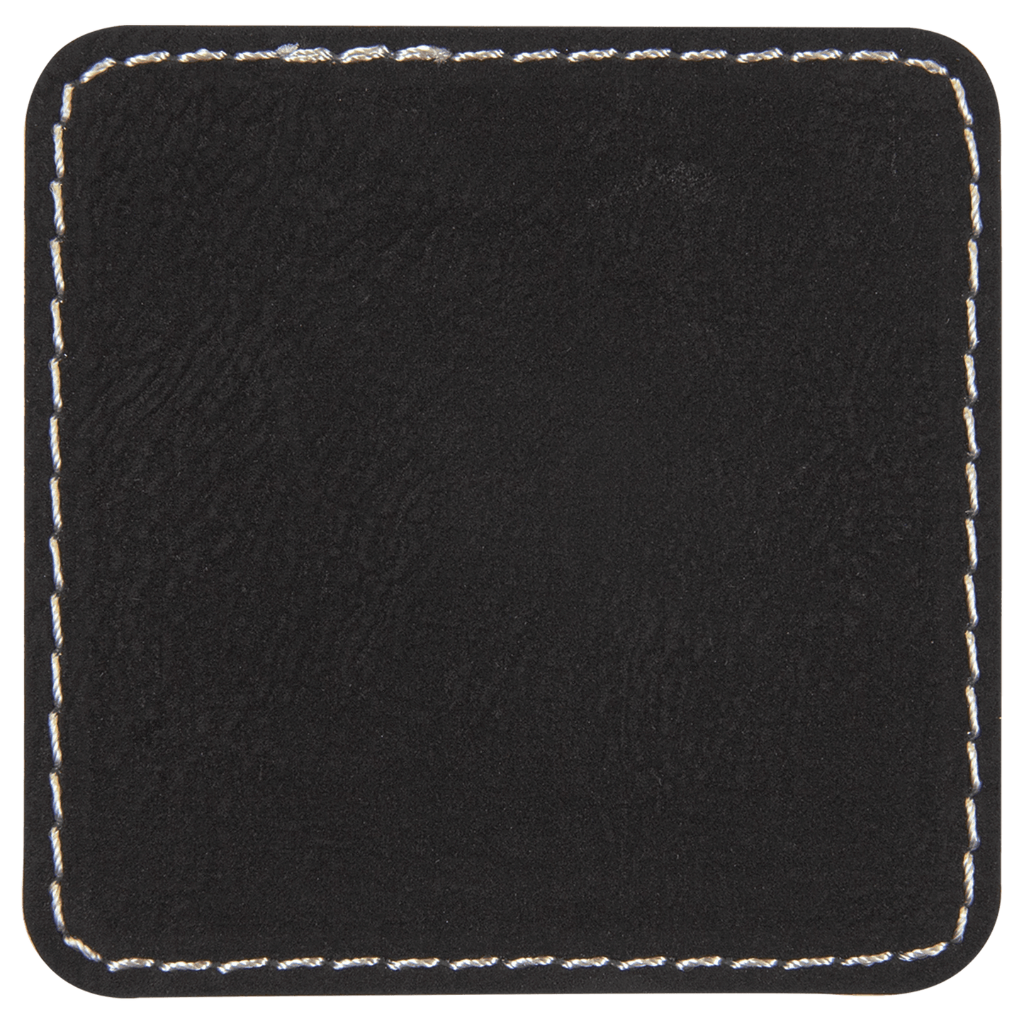 Black Engraves Silver Leatherette Patches - Heat Activated Adhesive - 10 pk. Various Shapes & Sizes
