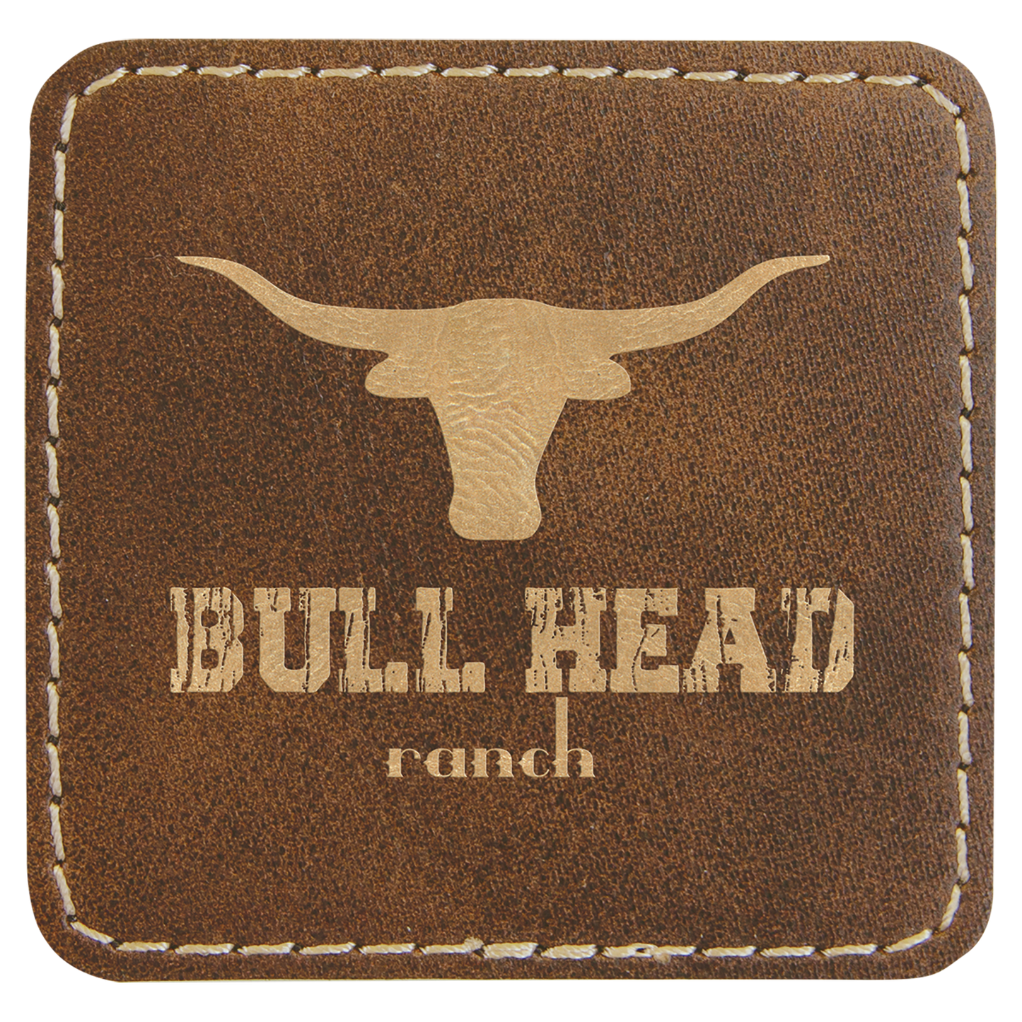 Rustic Engraves Gold Leatherette Patches - Heat Activated Adhesive - 10 pk. Various Shapes & Sizes