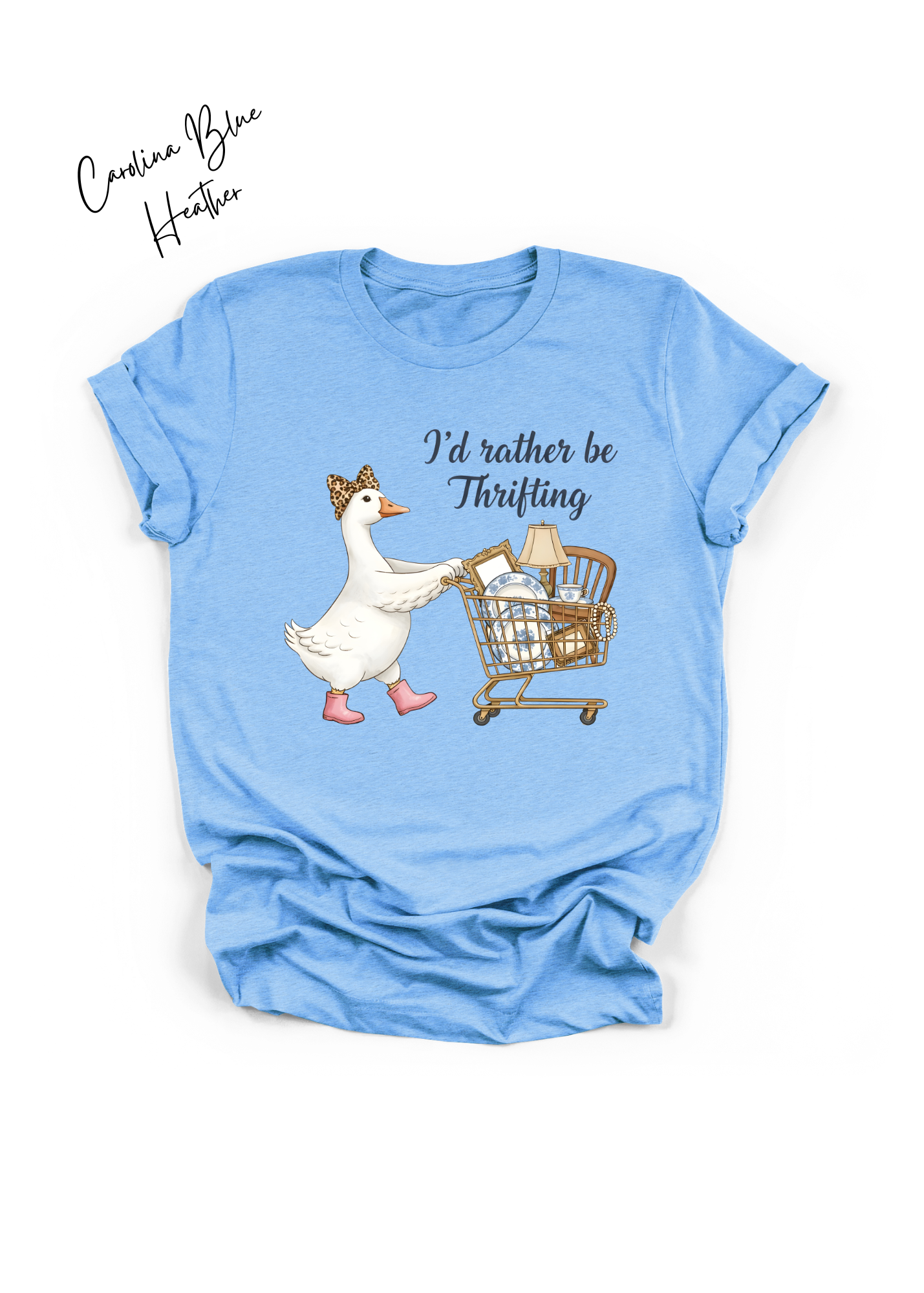 I’d Rather Be Thrifting Goose Graphic Tee