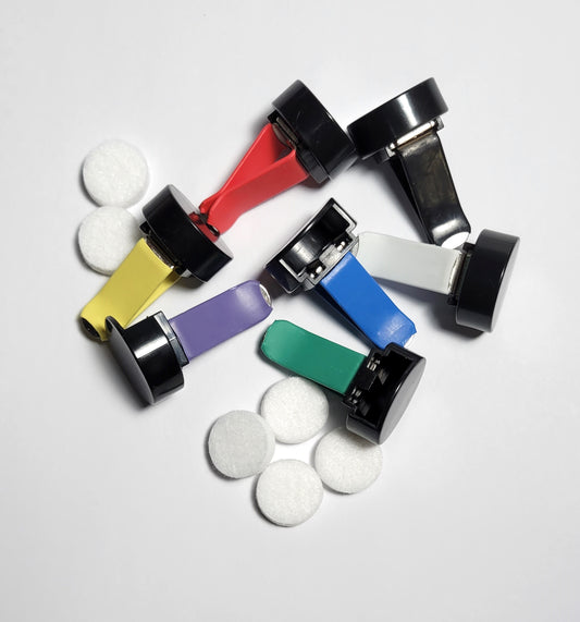 Car Freshener Vent Clips  & Pads - 7 Colors to Choose From