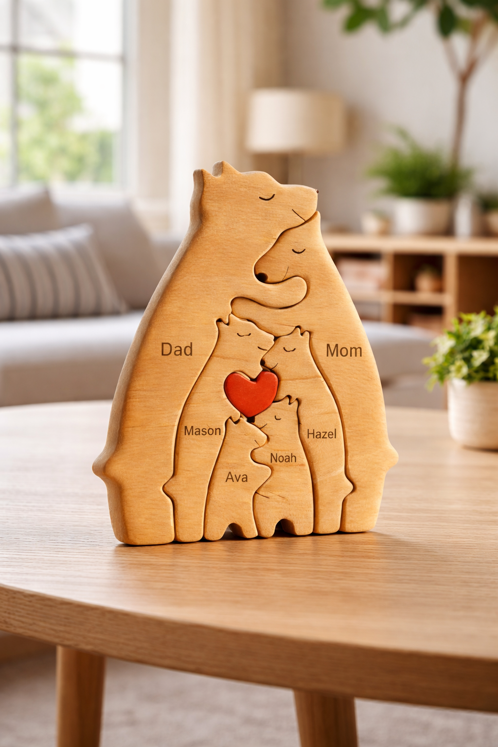 Bear Family Stand Up Puzzle