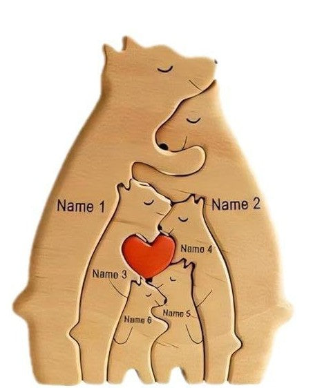 Bear Family Stand Up Puzzle