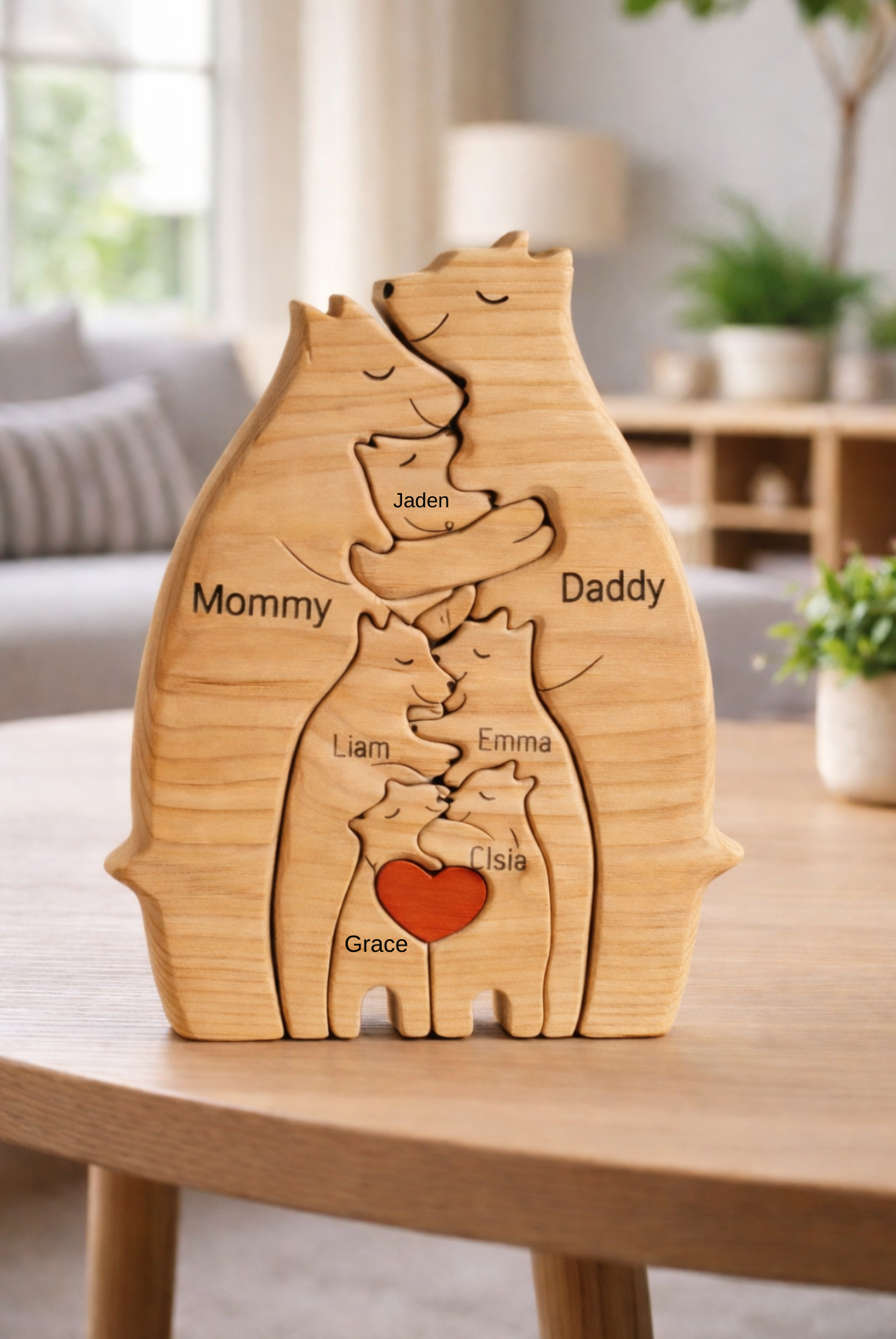 Bear Family Stand Up Puzzle