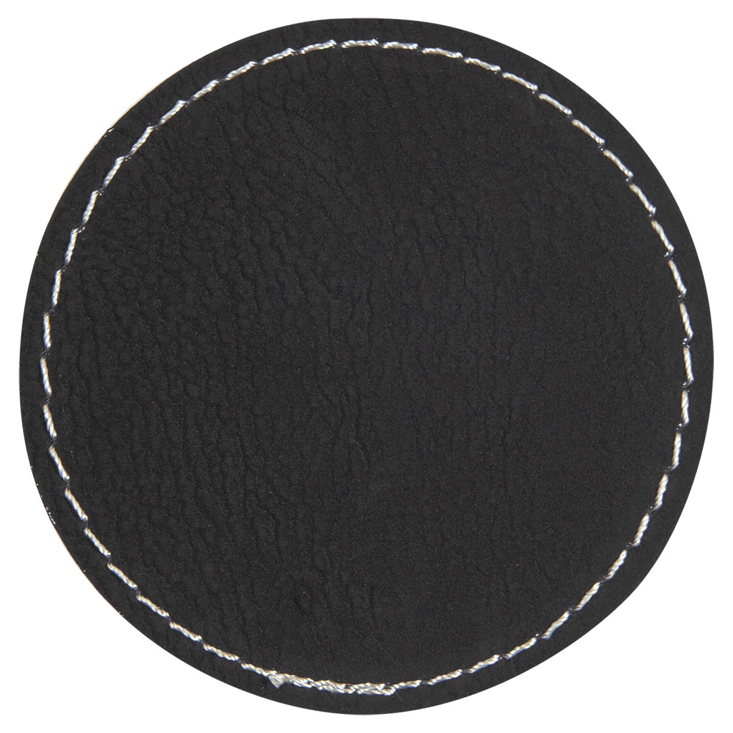 Black Engraves Silver Leatherette Patches - Heat Activated Adhesive - 10 pk. Various Shapes & Sizes