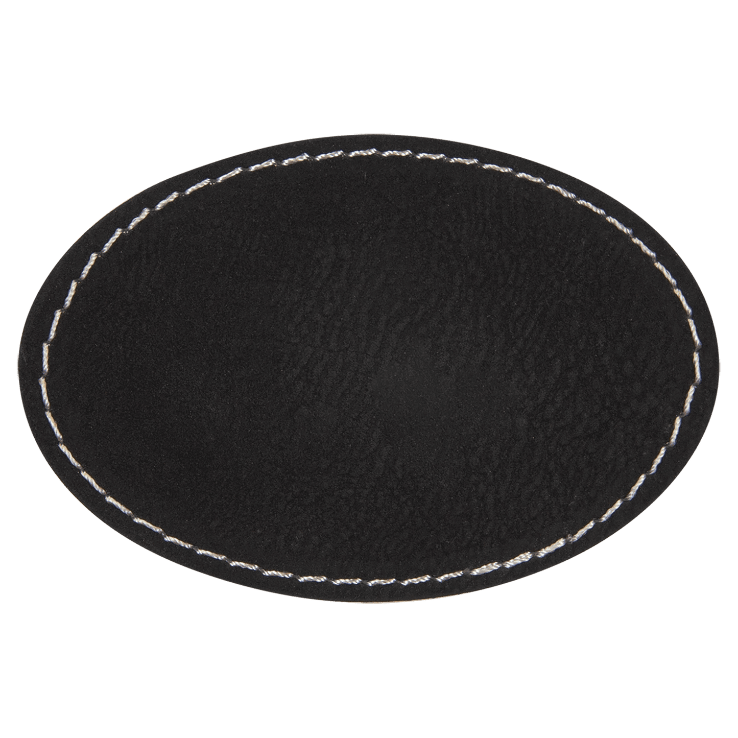 Black Engraves Silver Leatherette Patches - Heat Activated Adhesive - 10 pk. Various Shapes & Sizes
