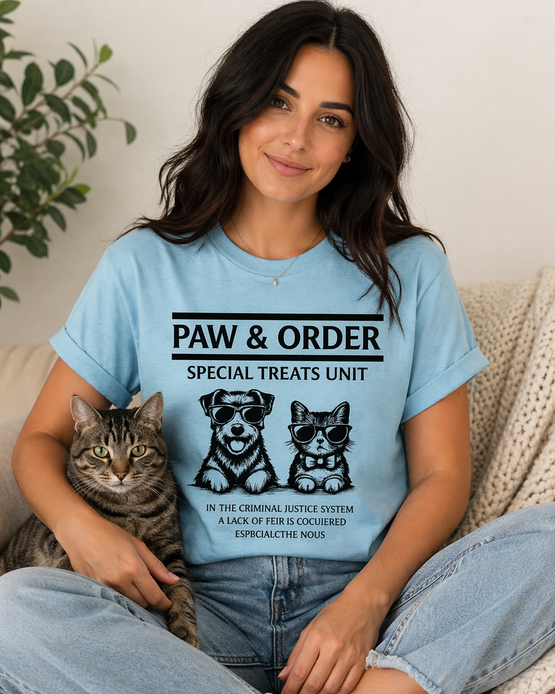 Paw & Order Shirt | Funny Dog & Cat Lover T-Shirt | Pet Lover Gift Tee
