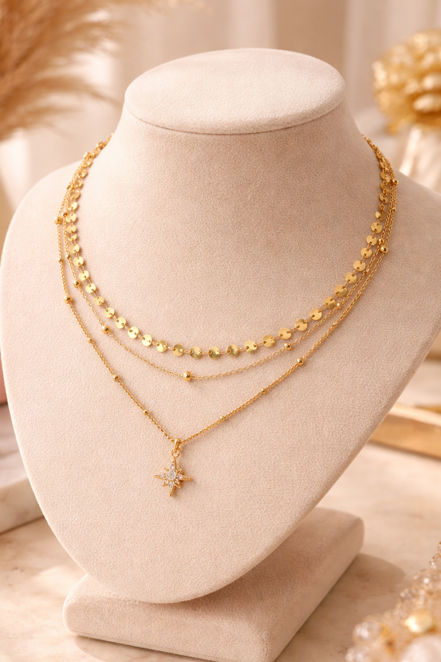 The Celeste Layered Necklace