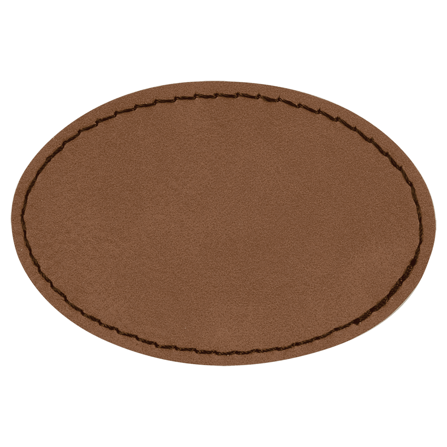 Dark Brown Engraves Black Leatherette Patches - Heat Activated Adhesive - 10 pk. Various Shapes & Sizes