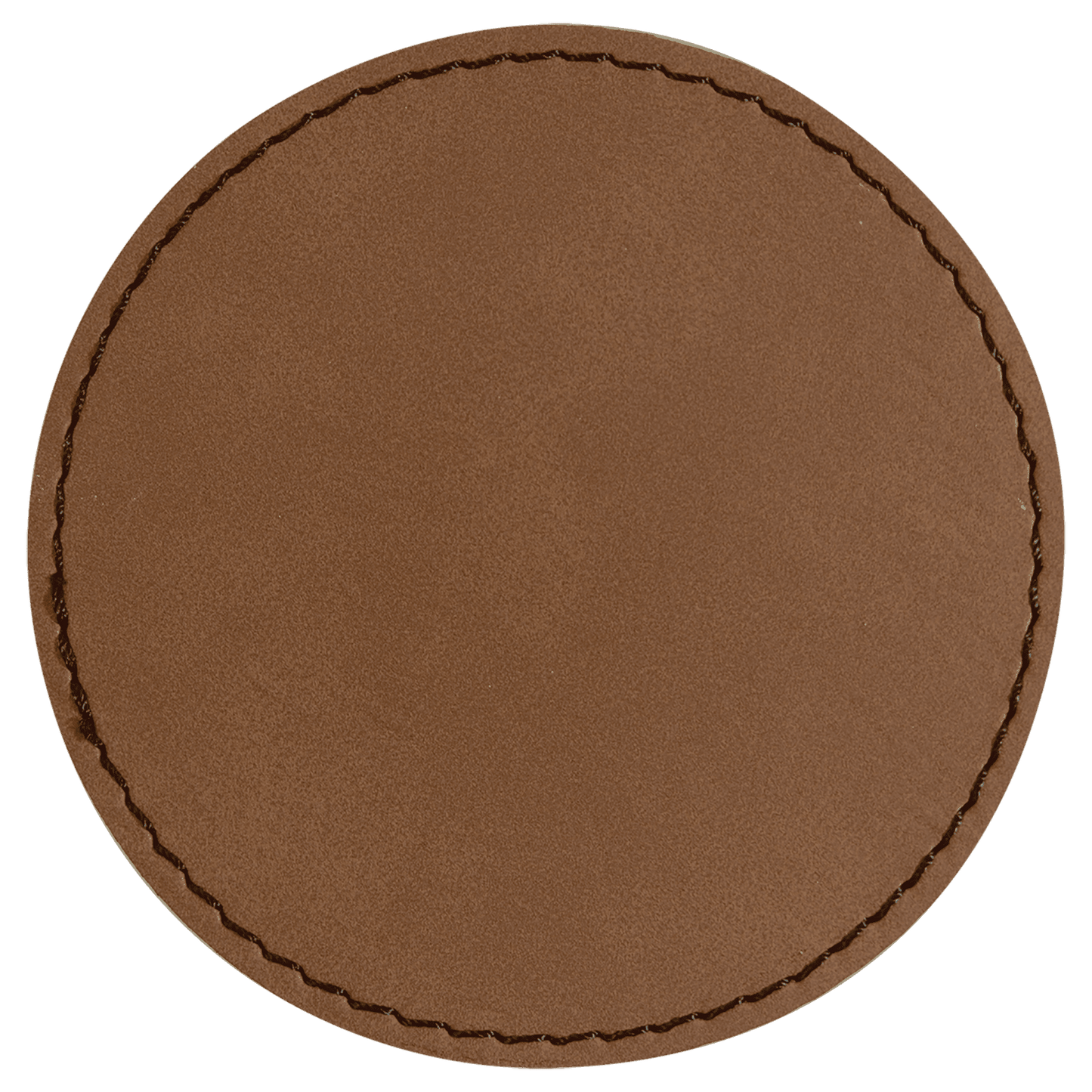 Dark Brown Engraves Black Leatherette Patches - Heat Activated Adhesive - 10 pk. Various Shapes & Sizes