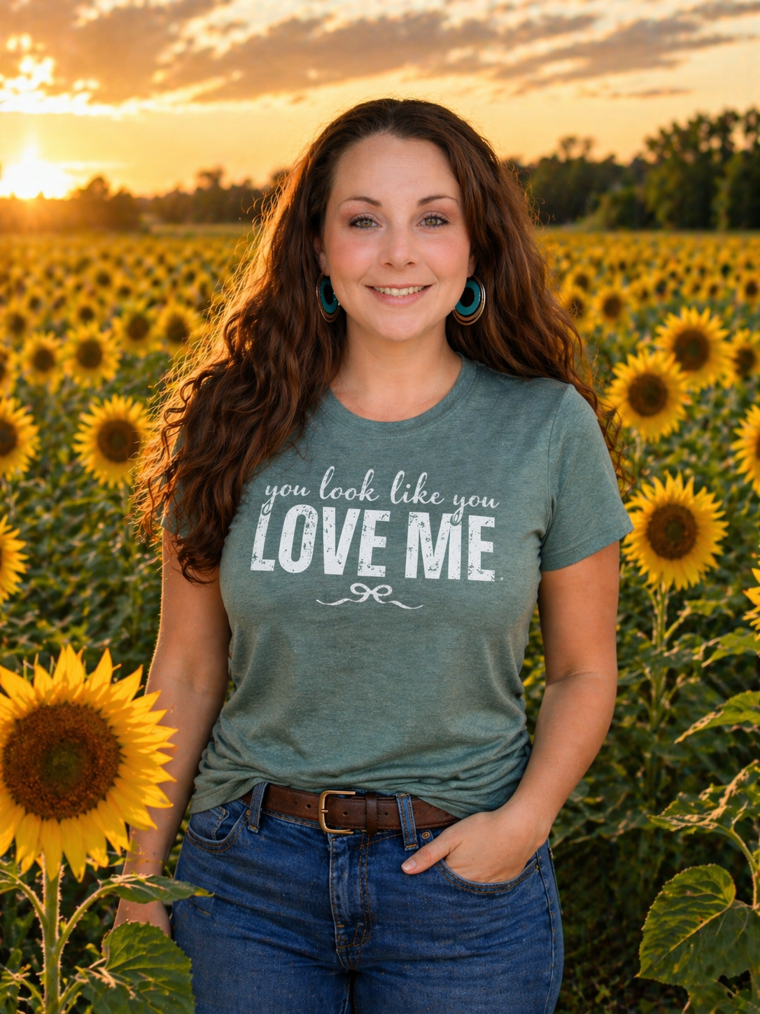 You Look Like You Love Me Shirt | Country Graphic Tee | Cute Flirty T-Shirt