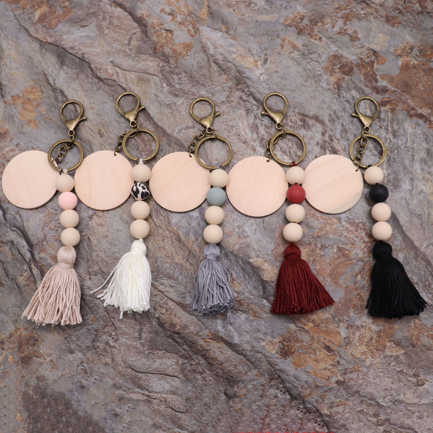 Boho Silicone Keychain - 5 Colors To Choose From