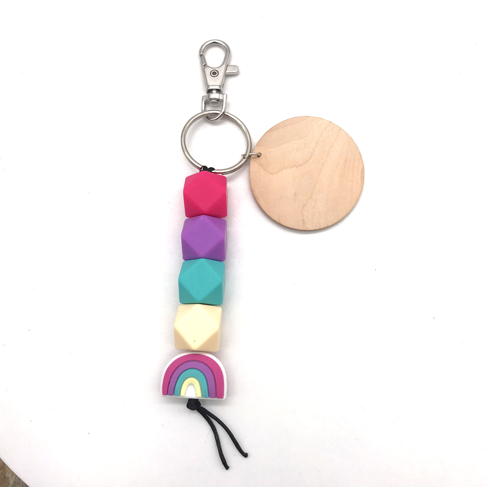 Rainbow Keychain - 4 Colors To Choose From