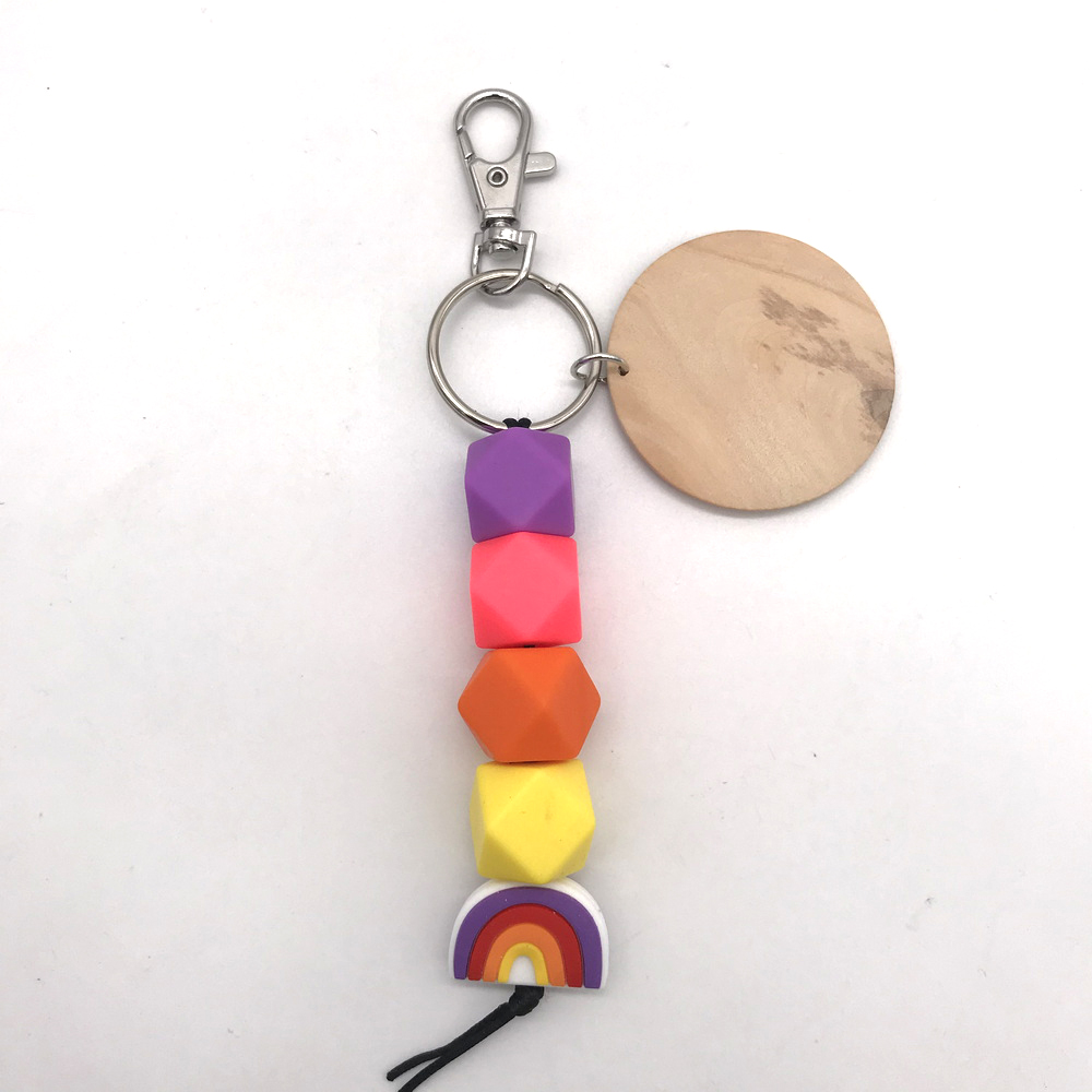 Rainbow Keychain - 4 Colors To Choose From
