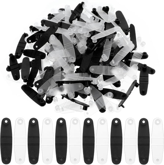 Keychain Connectors Black & Clear