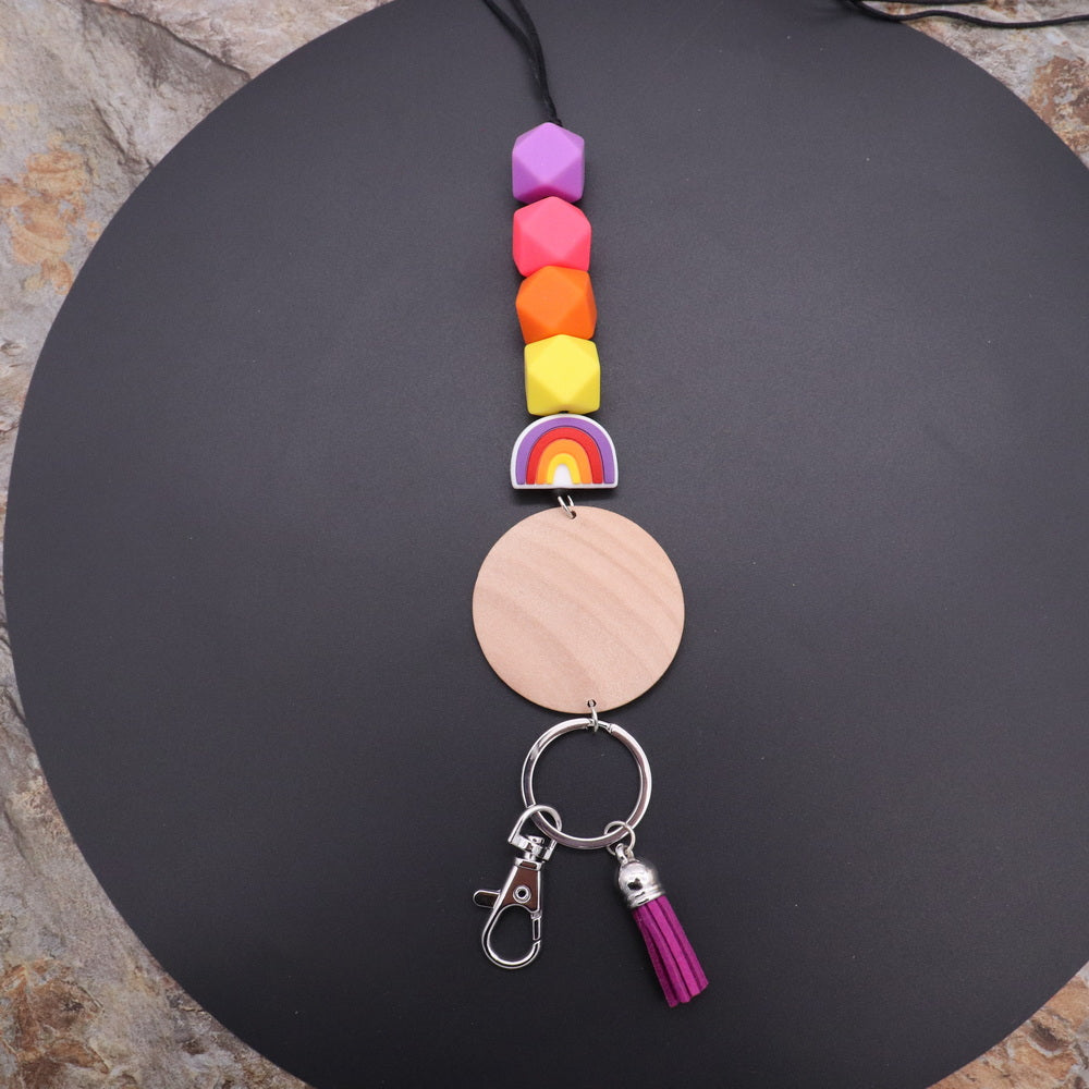 Rainbow Lanyard - 4 Colors To Choose From