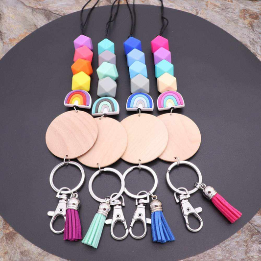 Rainbow Lanyard - 4 Colors To Choose From