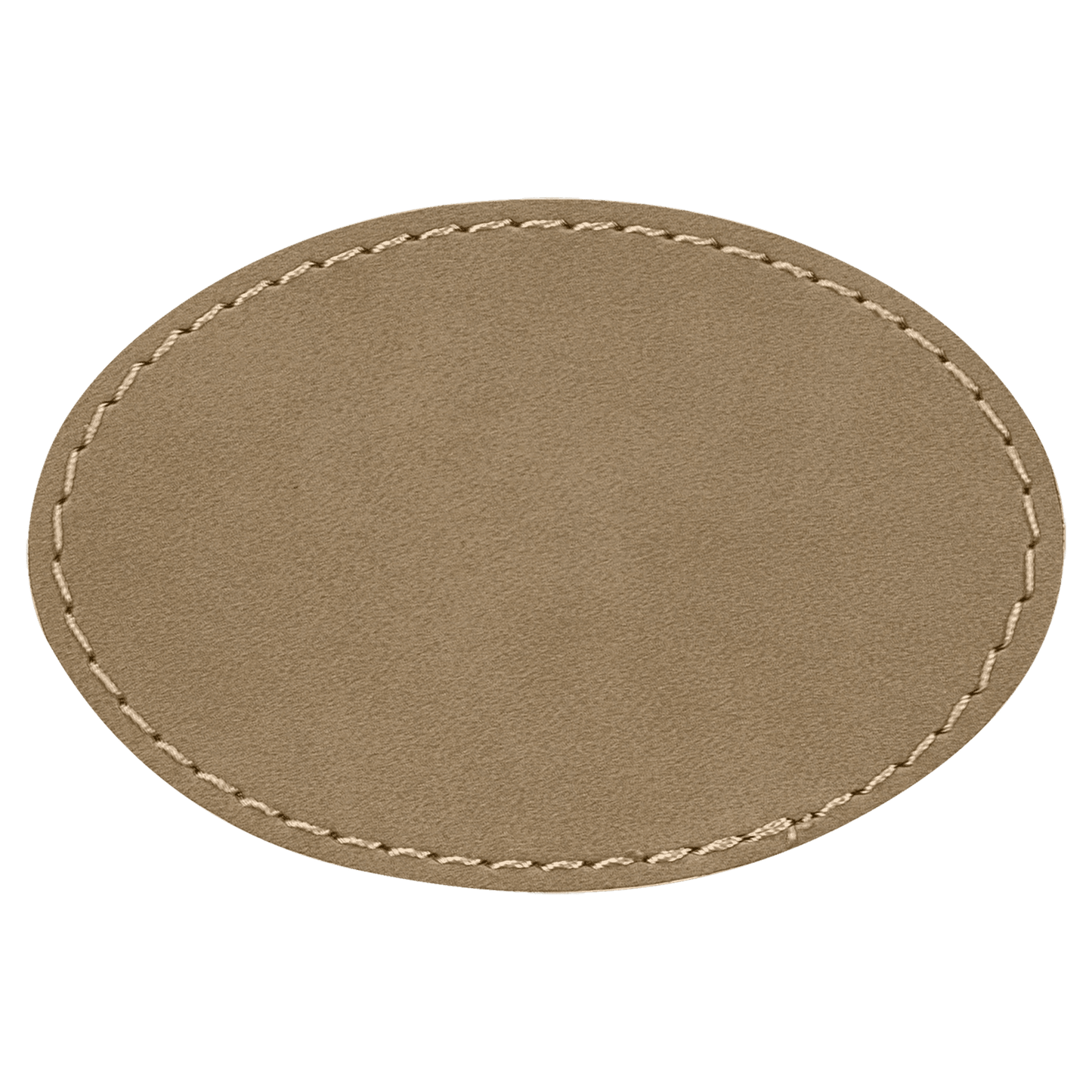 Light Brown Engraves Black Leatherette Patches - Heat Activated Adhesive - 10 pk. Various Shapes & Sizes