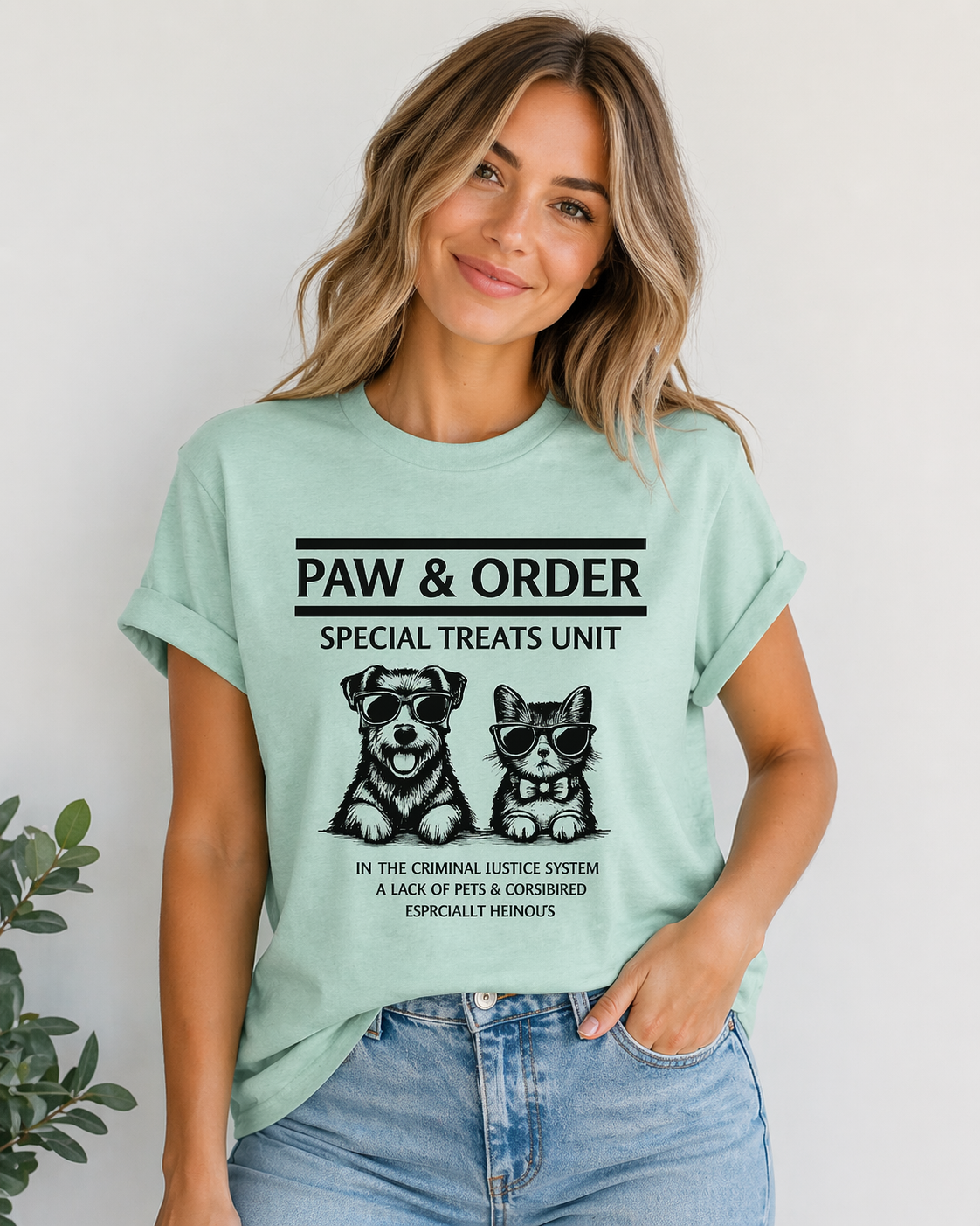 Paw & Order Shirt | Funny Dog & Cat Lover T-Shirt | Pet Lover Gift Tee