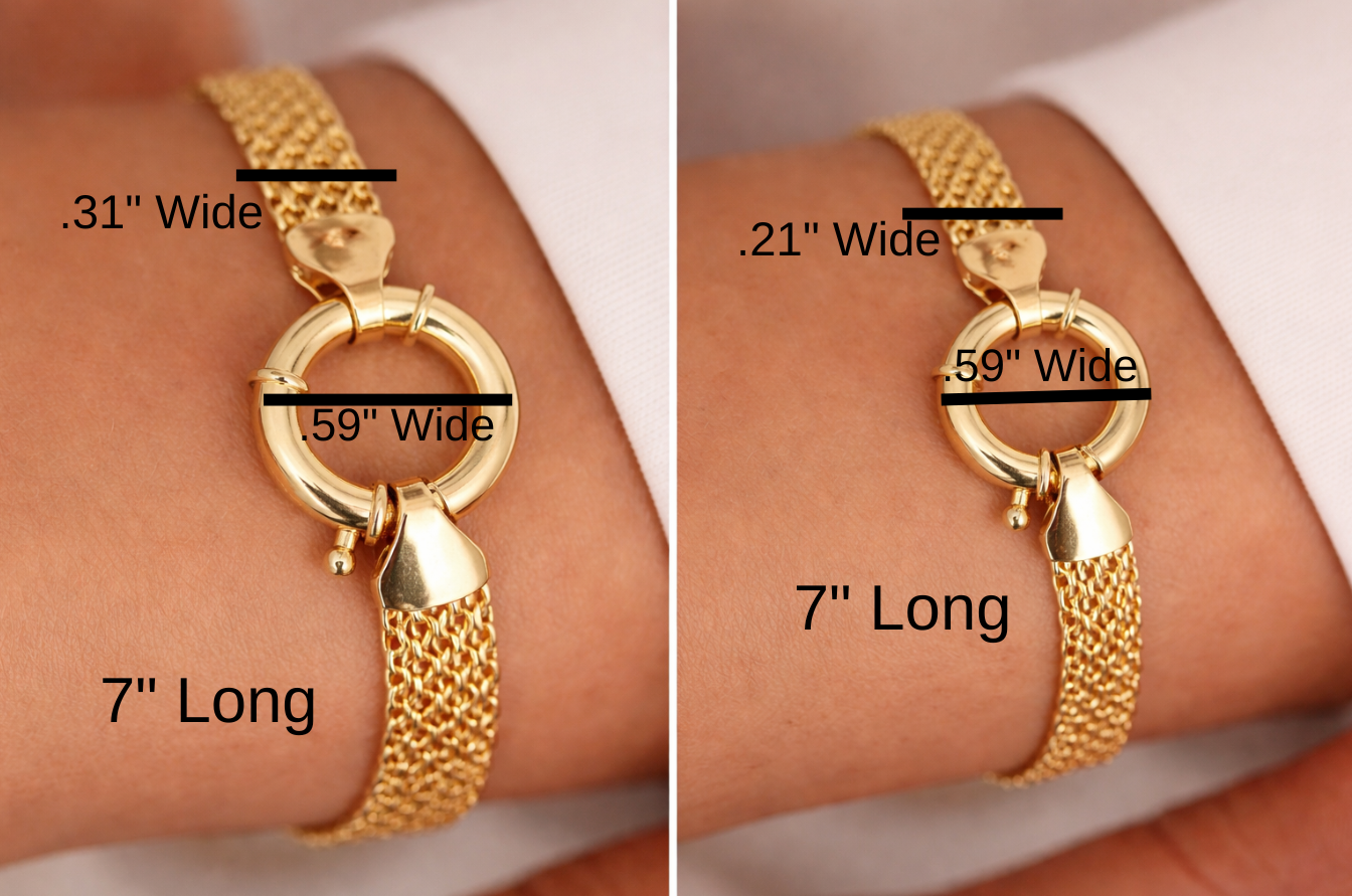 The Monroe Mesh Bracelet
