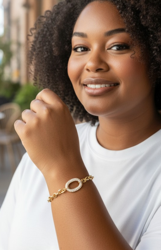The Lena Oval Bracelet