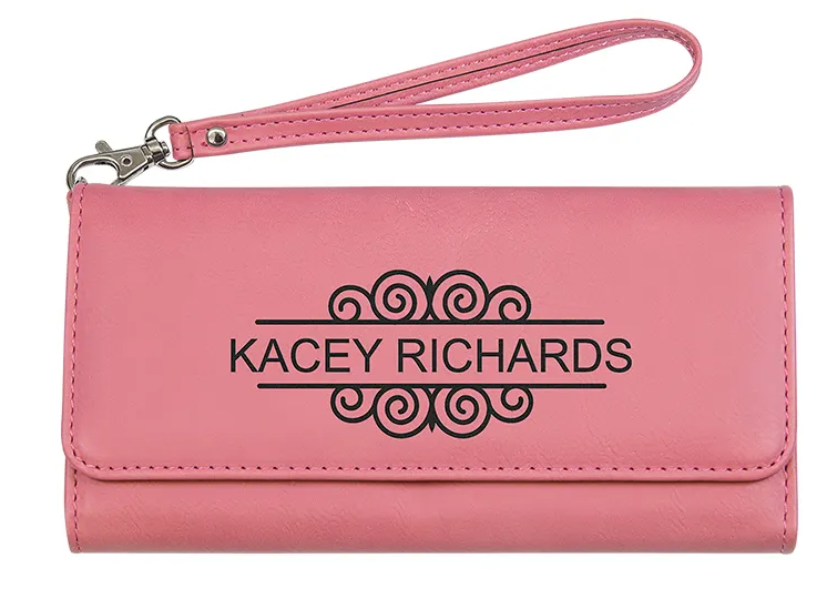 Women's Leatherette Wallets w/ Strap