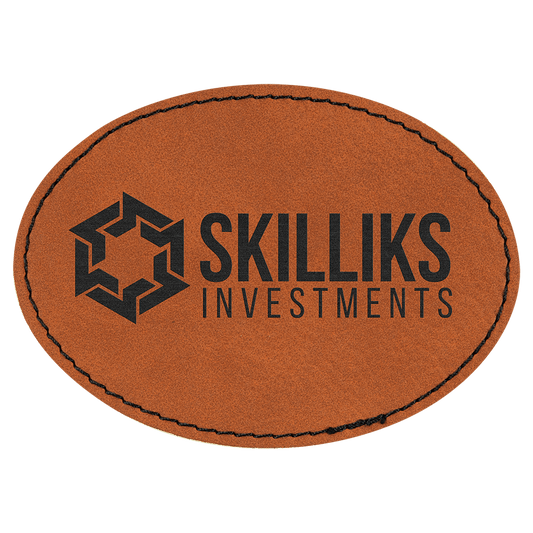 Rawhide Engraves Black Leatherette Patches - Heat Activated Adhesive - 10 pk. Various Shapes & Sizes