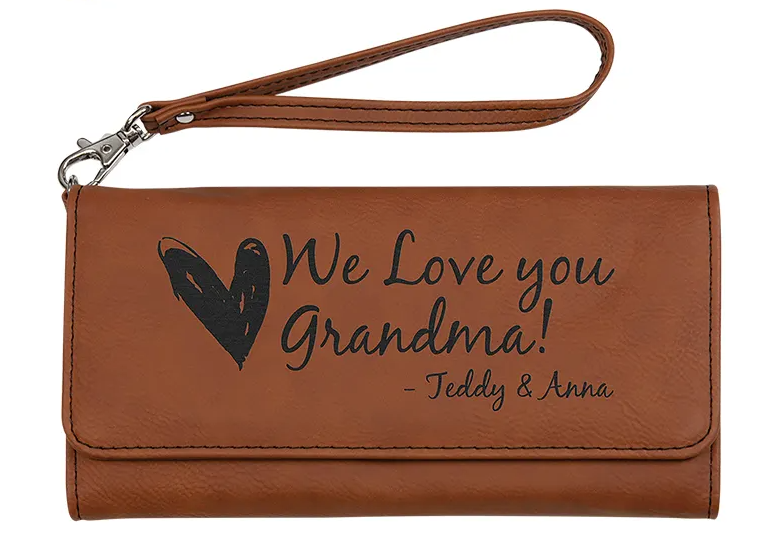 Women's Leatherette Wallets w/ Strap