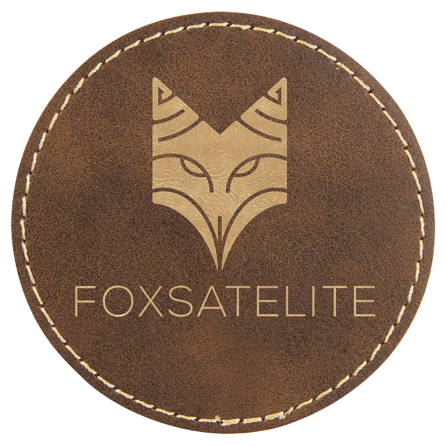 Rustic Engraves Gold Leatherette Patches - Heat Activated Adhesive - 10 pk. Various Shapes & Sizes