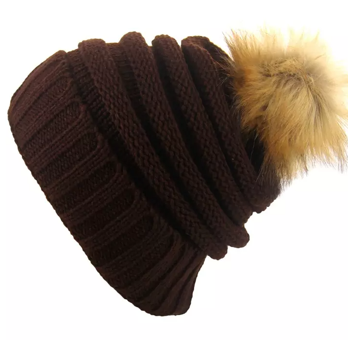 Kids Pom Pom Ski Hat