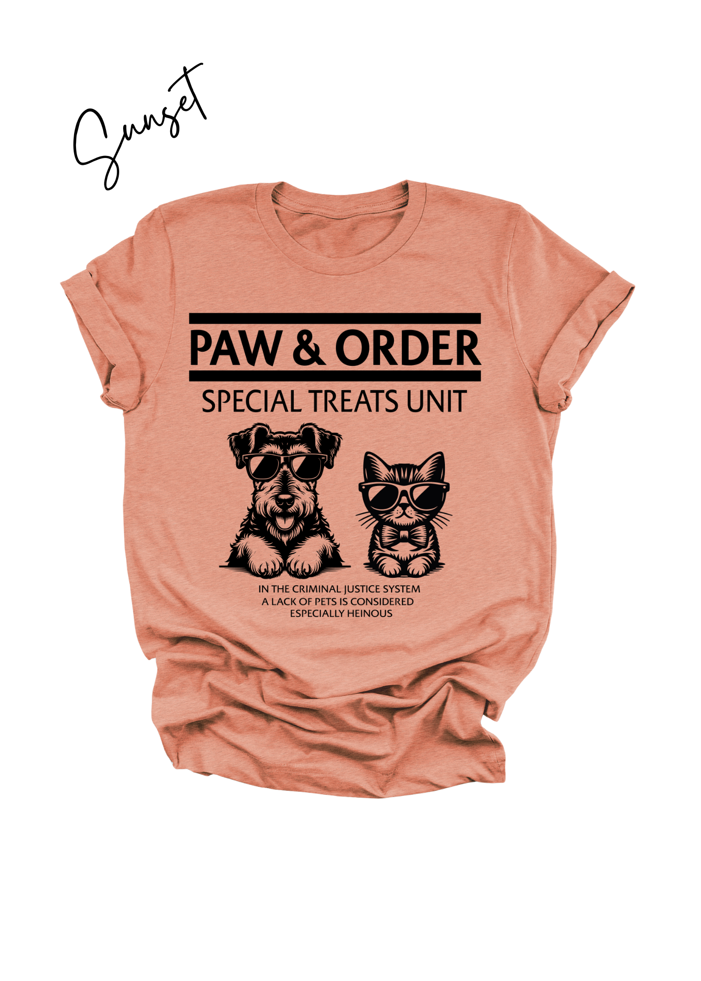 Paw & Order Shirt | Funny Dog & Cat Lover T-Shirt | Pet Lover Gift Tee