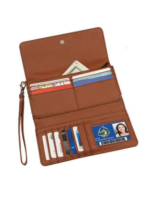 Women's Leatherette Wallets w/ Strap